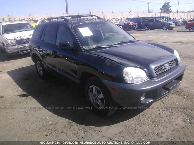 KM8SC13D63U467128 - 2003 HYUNDAI SANTA FE GLS/LX BLACK photo 1