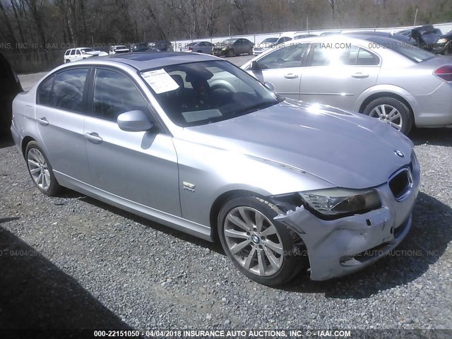 WBAPK7C57BA463546 - 2011 BMW 328 SILVER photo 1