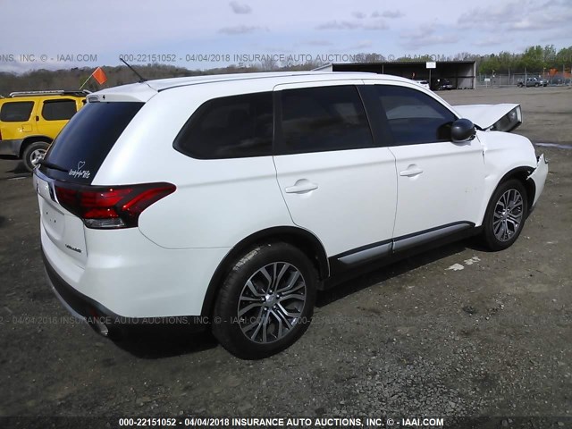 JA4AD2A34GZ038344 - 2016 MITSUBISHI OUTLANDER ES თეთრი ფოტო 4