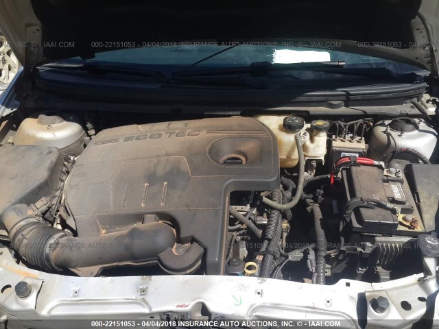 1G1ZE5EU1CF139386 - 2012 CHEVROLET MALIBU LTZ 银色 照片 10