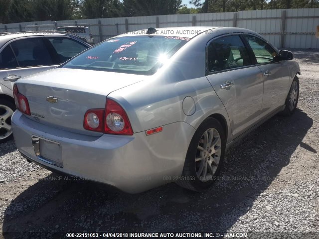 1G1ZE5EU1CF139386 - 2012 CHEVROLET MALIBU LTZ 银色 照片 4