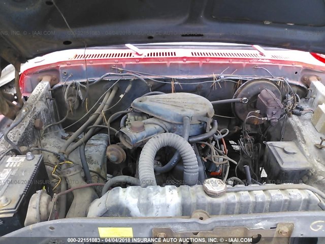 X10BKY28275 - 1977 FORD F100 RED photo 10