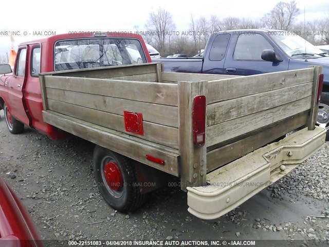 X10BKY28275 - 1977 FORD F100 RED photo 3