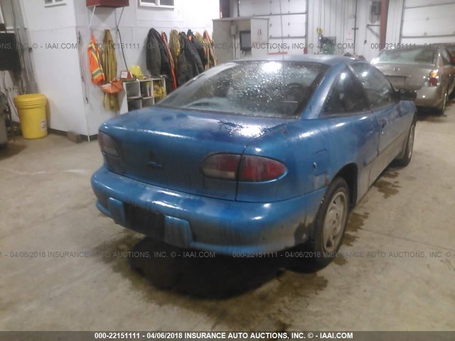 1G1JC1247W7316568 - 1998 CHEVROLET CAVALIER RS TEAL photo 4