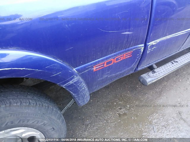 1FTYR44V93PB47063 - 2003 FORD RANGER SUPER CAB BLUE photo 6