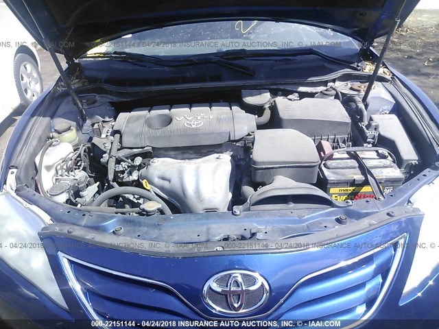 4T4BF3EK7AR056029 - 2010 TOYOTA CAMRY SE/LE/XLE 蓝色 照片 10