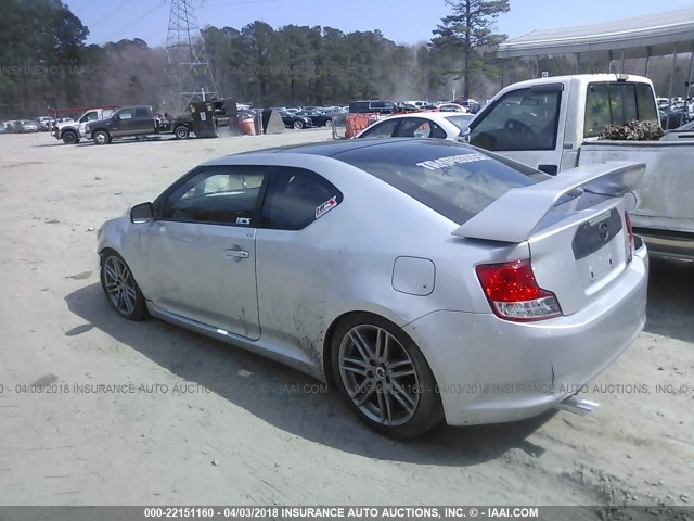 JTKJF5C70D3046319 - 2013 TOYOTA SCION TC 银色 照片 3