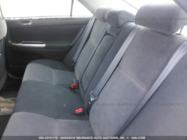 JTDBE32K853024563 - 2005 TOYOTA CAMRY LE/XLE/SE RED photo 8