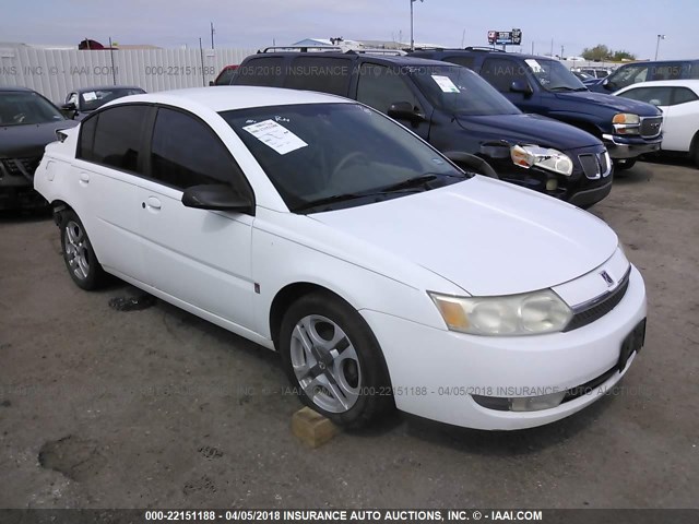 1G8AL52F33Z107449 - 2003 SATURN ION LEVEL 3 WHITE photo 1