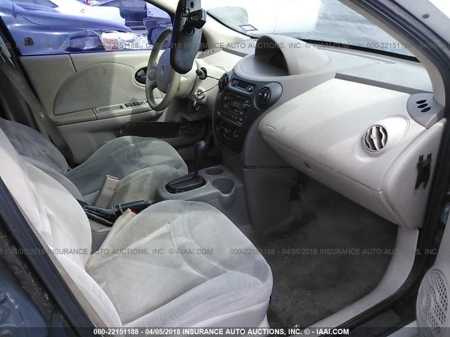 1G8AL52F33Z107449 - 2003 SATURN ION LEVEL 3 WHITE photo 5