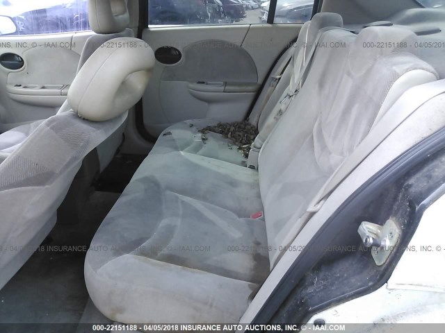 1G8AL52F33Z107449 - 2003 SATURN ION LEVEL 3 WHITE photo 8