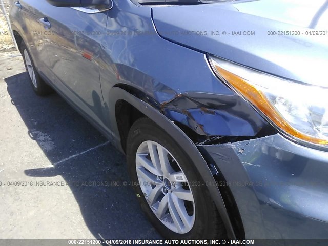 5TDZKRFH7FS066148 - 2015 TOYOTA HIGHLANDER LE/LE PLUS BLUE photo 6