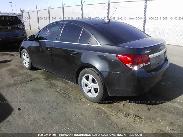 1G1PE5SB0G7182093 - 2016 CHEVROLET CRUZE LIMITED LT BLACK photo 3