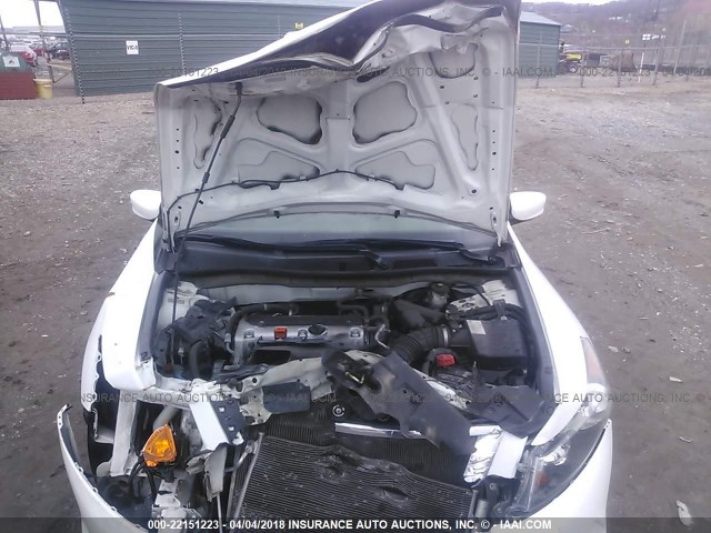 1HGCP26409A027464 - 2009 HONDA ACCORD LXP WHITE photo 10