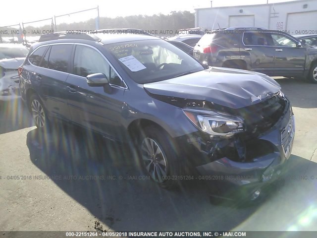 4S4BSAJC5G3346938 - 2016 SUBARU OUTBACK 2.5I LIMITED BLUE photo 1