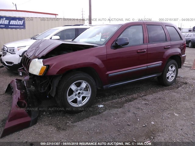 1J8GR48KX7C605257 - 2007 JEEP GRAND CHEROKEE LAREDO/COLUMBIA/FREEDOM 红色 照片 2