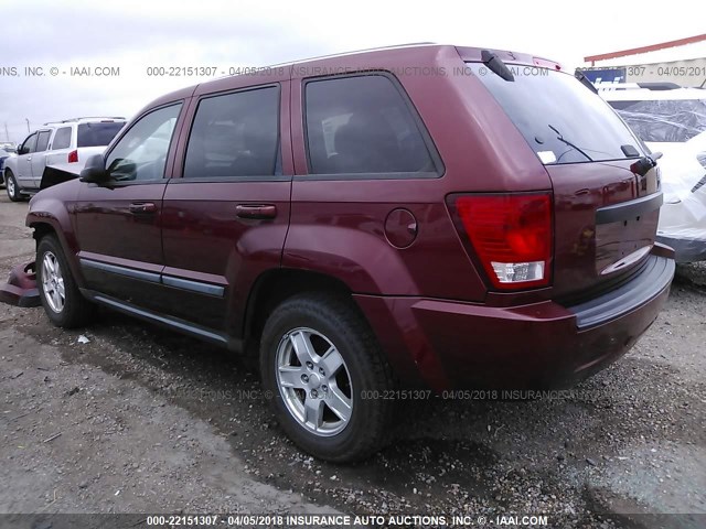 1J8GR48KX7C605257 - 2007 JEEP GRAND CHEROKEE LAREDO/COLUMBIA/FREEDOM 红色 照片 3