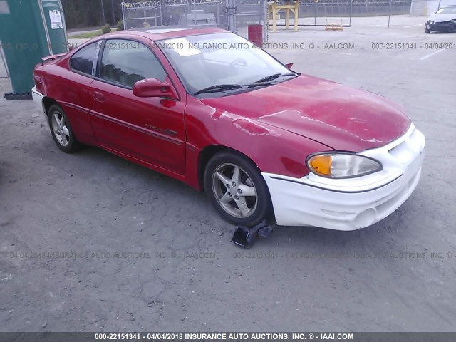 1G2NW12E6XM853402 - 1999 PONTIAC GRAND AM GT RED photo 1