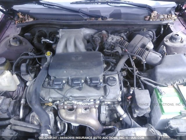 4T1BF22K41U120438 - 2001 TOYOTA CAMRY LE/XLE Բորդո լուսանկար 10