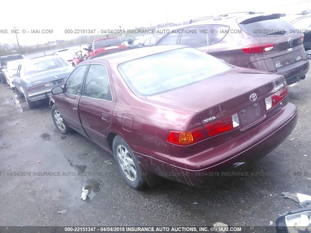 4T1BF22K41U120438 - 2001 TOYOTA CAMRY LE/XLE Բորդո լուսանկար 3