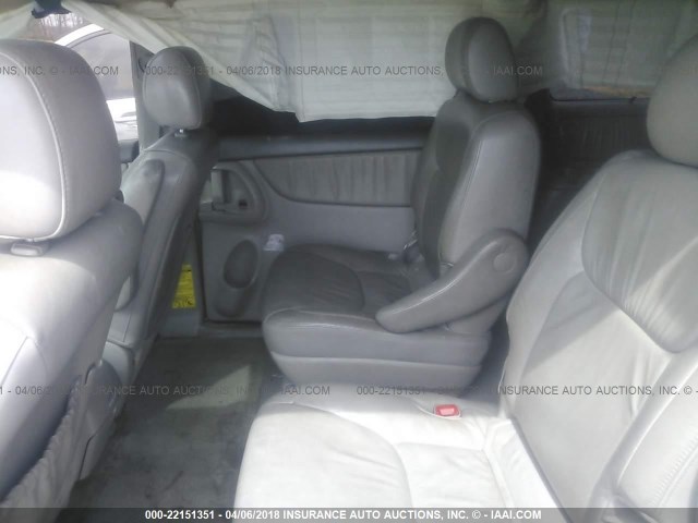 5TDBA22C45S043043 - 2005 TOYOTA SIENNA XLE/XLE LIMITED WHITE photo 8