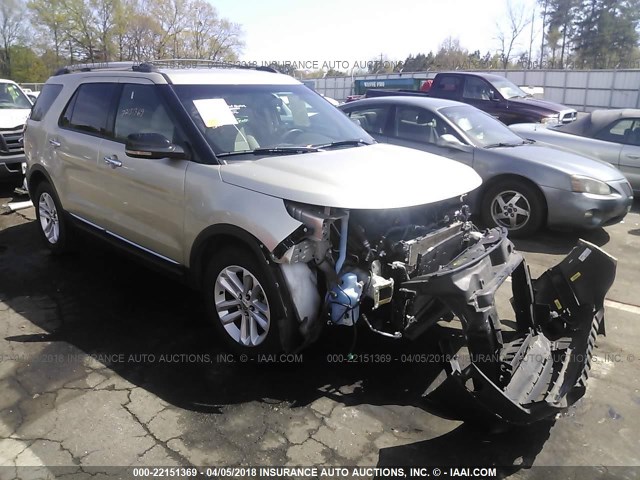 1FMHK7D89BGA48625 - 2011 FORD EXPLORER XLT GOLD photo 1