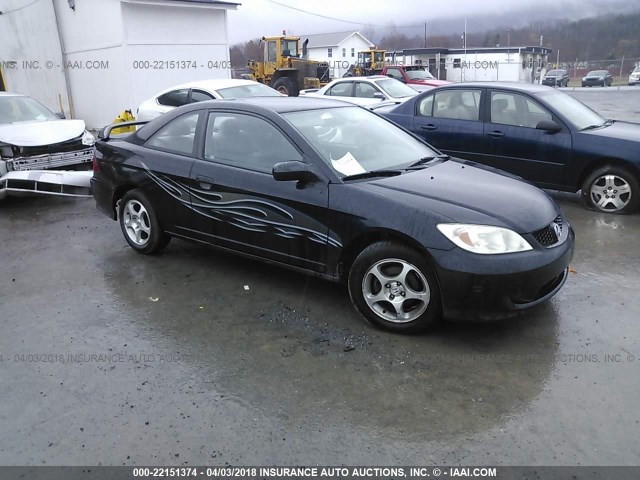 1HGEM22104L060622 - 2004 HONDA CIVIC DX VP BLACK photo 1