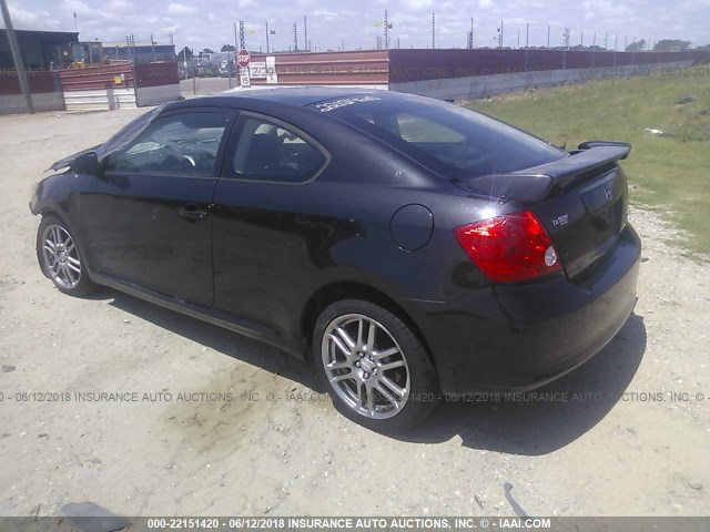 JTKDE177070205168 - 2007 TOYOTA SCION TC 黑色 照片 3