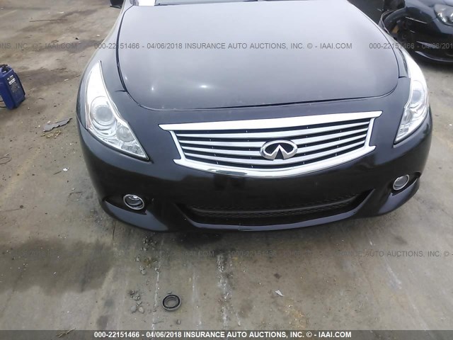 JN1CV6AP2AM407800 - 2010 INFINITI G37 SPORT BLACK photo 6