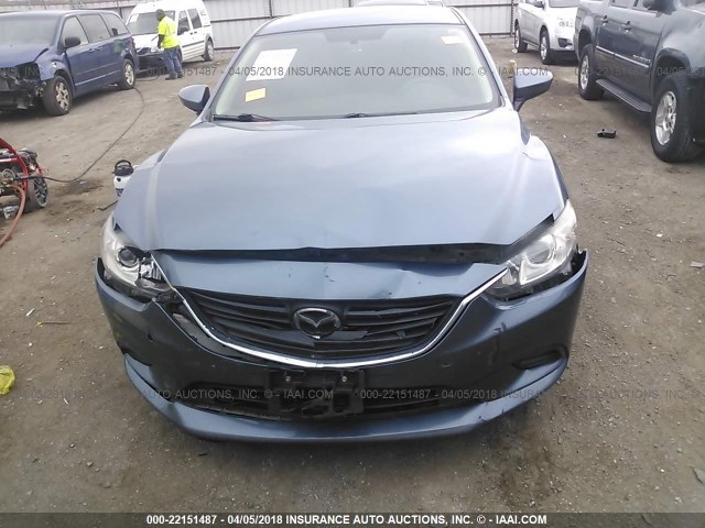 JM1GJ1U67E1121643 - 2014 MAZDA 6 SPORT BLACK photo 6