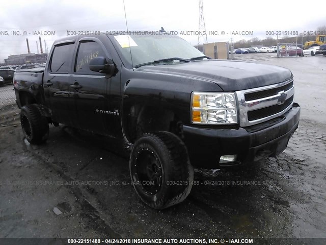 2GCEK13M781192179 - 2008 CHEVROLET SILVERADO K1500 BLACK photo 1