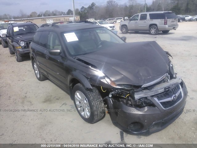 4S4BP66CX97343150 - 2009 SUBARU OUTBACK 2.5I LIMITED BROWN photo 1