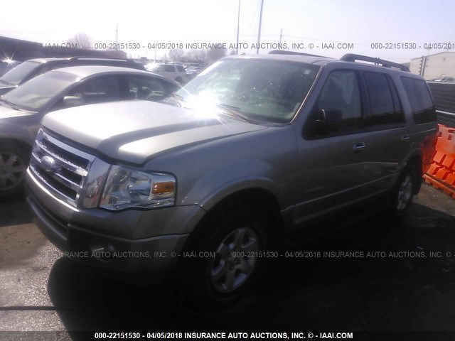 1FMFU165X8LA54886 - 2008 FORD EXPEDITION XLT ნაცრისფერი ფოტო 2