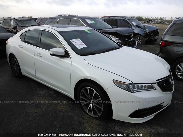 19UUB3F52FA001574 - 2015 ACURA TLX TECH WHITE photo 1