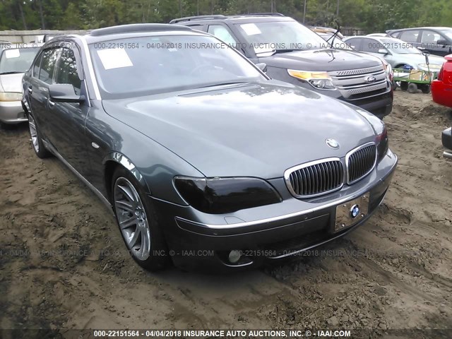 WBAHN83516DT39911 - 2006 BMW 750 LI GRAY photo 1