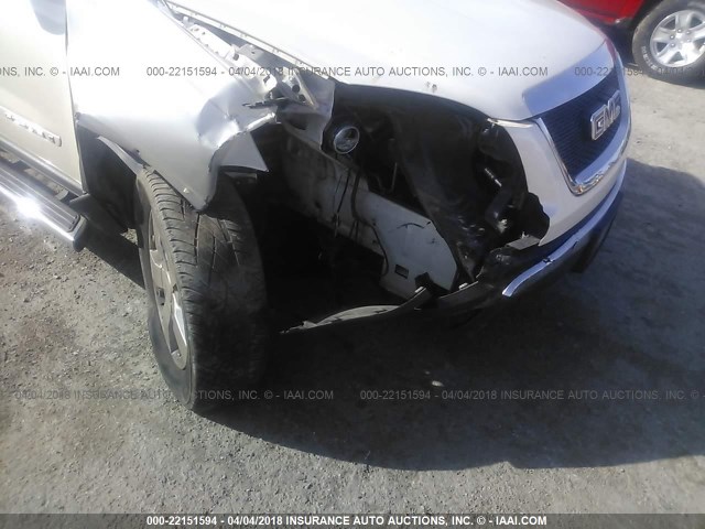 1GKER23748J259116 - 2008 GMC ACADIA SLT-1 Weiß Foto 6