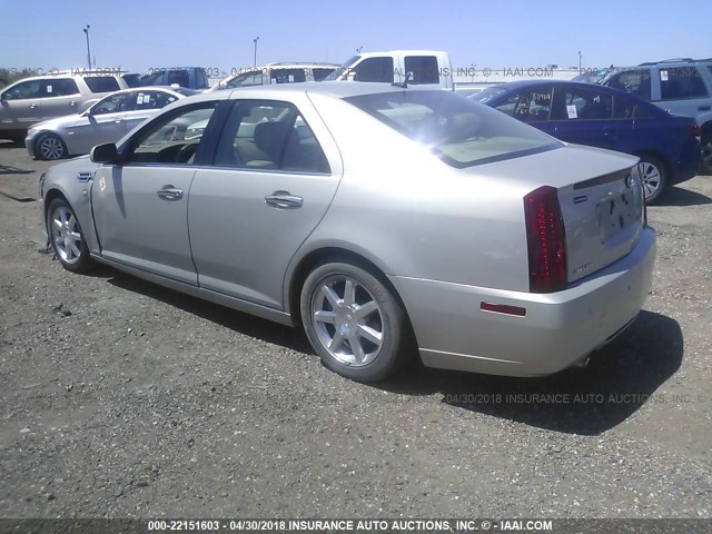 1G6DW67V580211715 - 2008 CADILLAC STS TAN photo 3