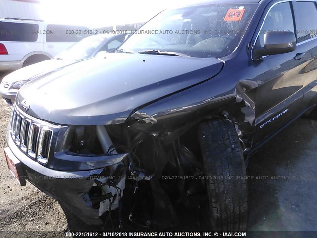 1C4RJFAGXFC787548 - 2015 JEEP GRAND CHEROKEE LAREDO GRAY photo 6