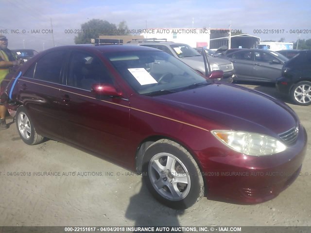 4T1BE30K76U158149 - 2006 TOYOTA CAMRY LE/XLE/SE მუქწითელი ფოტო 1