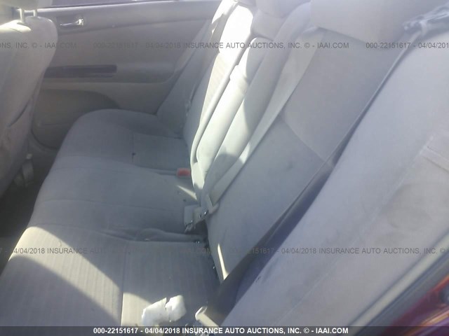 4T1BE30K76U158149 - 2006 TOYOTA CAMRY LE/XLE/SE მუქწითელი ფოტო 8