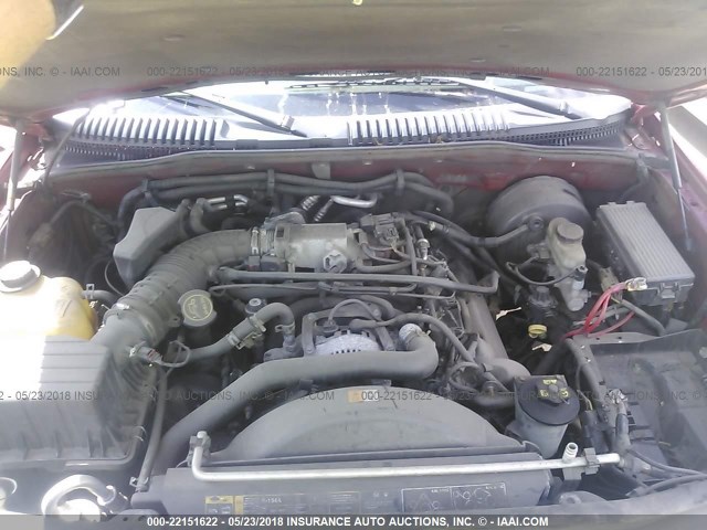 1FMZU73W94UB71523 - 2004 FORD EXPLORER XLT/XLT SPORT/NBX RED photo 10