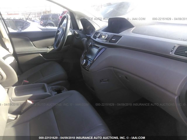 5FNRL5H66GB004828 - 2016 HONDA ODYSSEY EXL თეთრი ფოტო 5