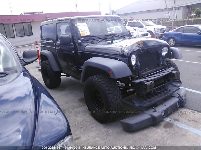 1J4AA2D13BL533486 - 2011 JEEP WRANGLER SPORT BLACK photo 1