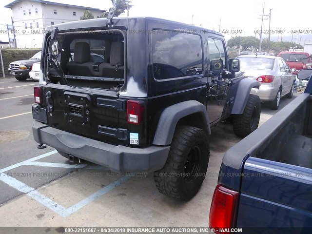 1J4AA2D13BL533486 - 2011 JEEP WRANGLER SPORT BLACK photo 4