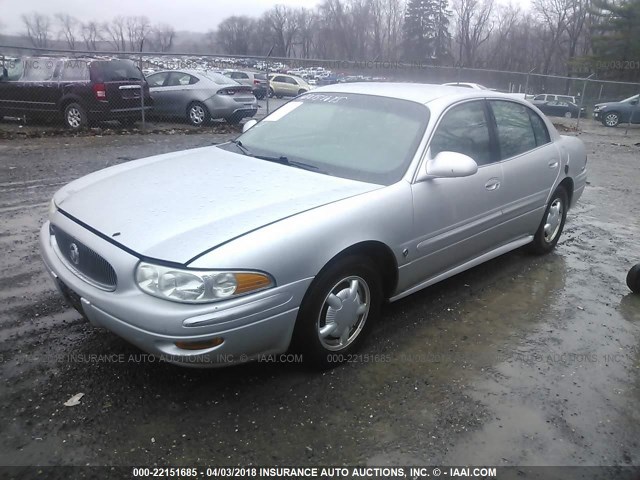 1G4HP54K3Y4144083 - 2000 BUICK LESABRE CUSTOM SILVER photo 2