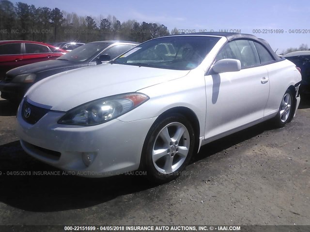 4T1FA38P06U079614 - 2006 TOYOTA CAMRY SOLARA SE/SLE თეთრი ფოტო 2