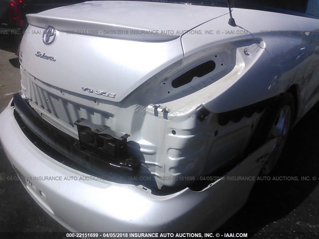 4T1FA38P06U079614 - 2006 TOYOTA CAMRY SOLARA SE/SLE WHITE photo 6