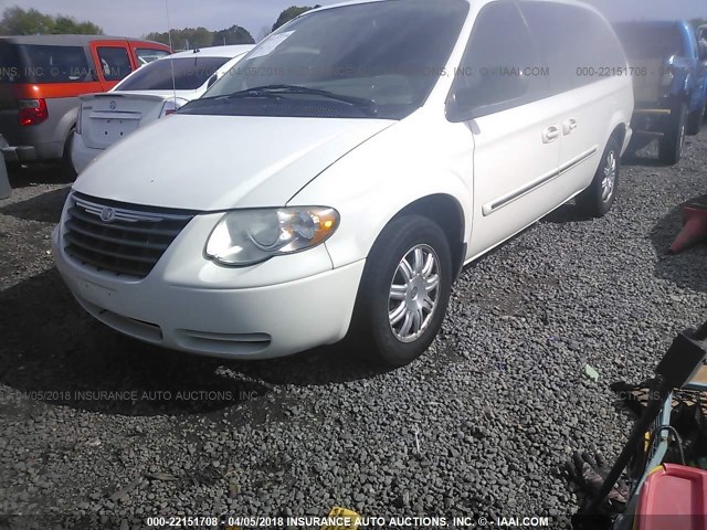 2A4GP54LX7R259178 - 2007 CHRYSLER TOWN & COUNTRY TOURING WHITE photo 2