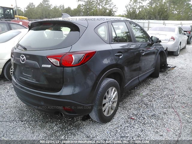 JM3KE2BE8E0384686 - 2014 MAZDA CX-5 SPORT GRAY photo 4