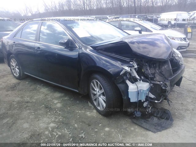 4T4BF1FK8DR313996 - 2013 TOYOTA CAMRY L/SE/LE/XLE BLACK photo 1